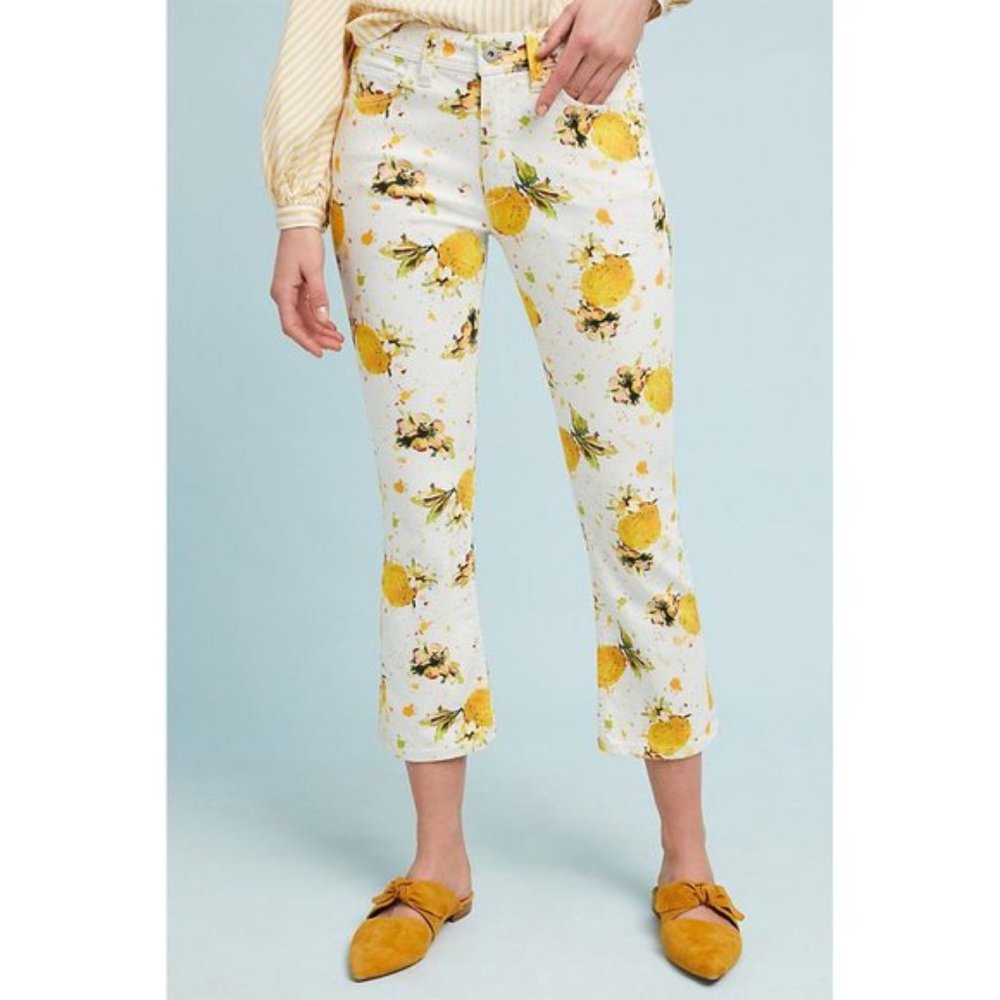Pilcro Lemon Anthro High Rise Boot Cut Jeans 30 - Picture 3 of 9